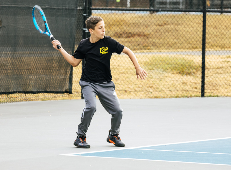 Top Tennis Academy Training Shot